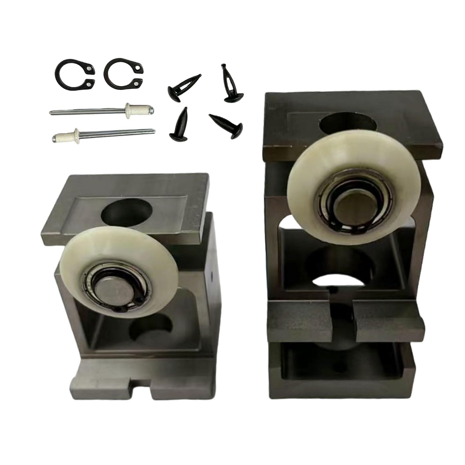 379060 Standard Bearing Block Kit with Roller Fits for In-Wall Slide-Outs on Rv, Includes Upper and Lower Blocks, Exact-Match Component. Replace parts