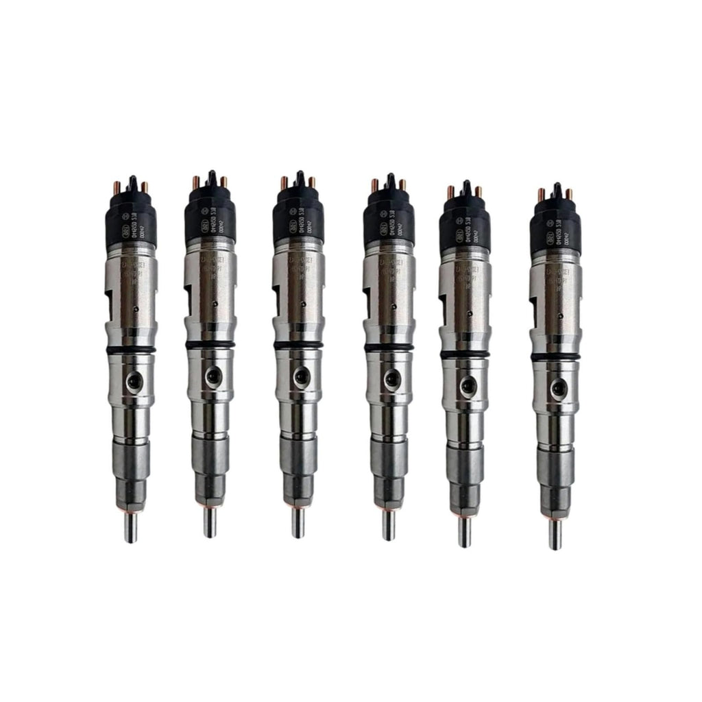 6pcs Fuel Injector 0445120278 Compatible for Doosan Daewoo Excavator