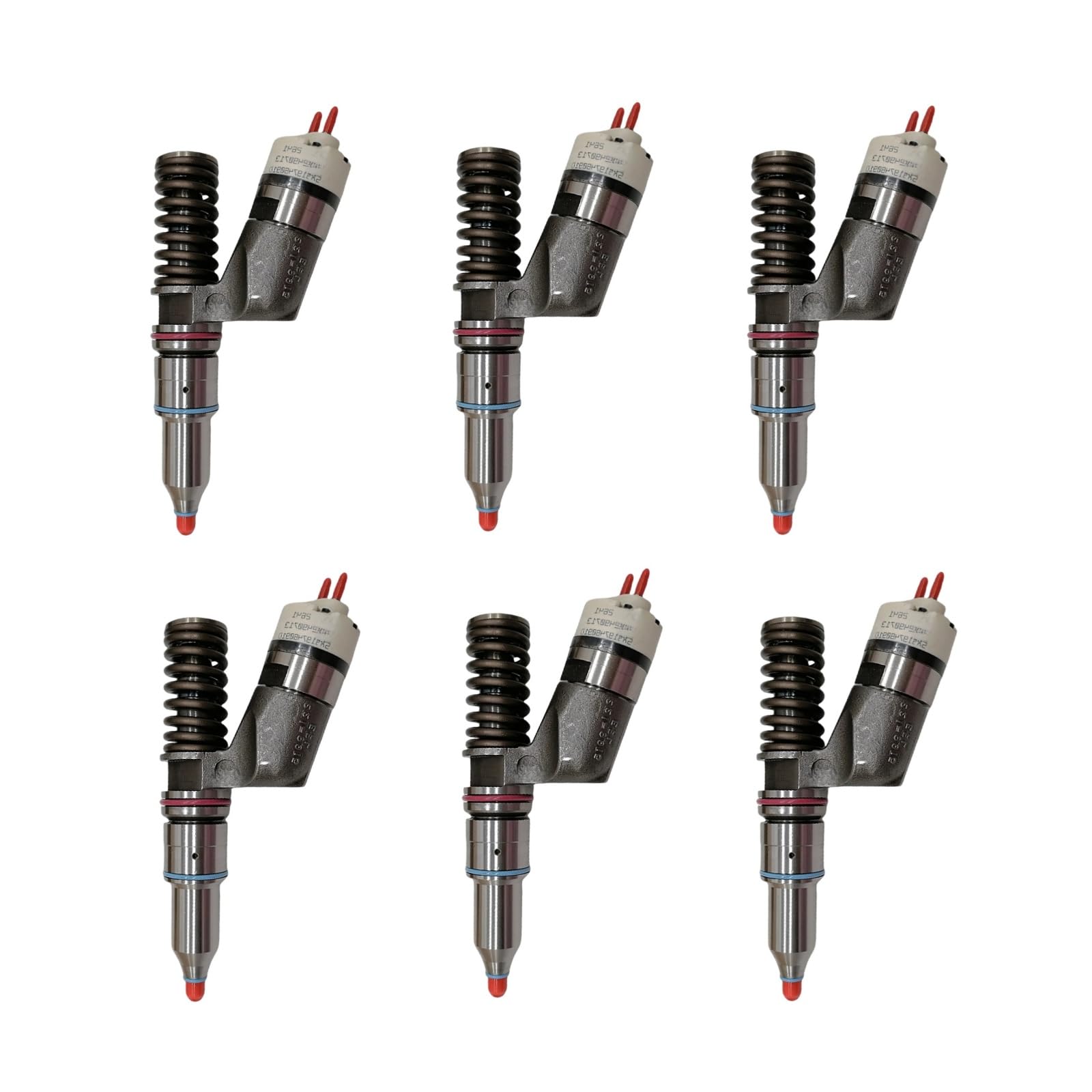 6pcs 2490713 249-0713 10R-3262 Common Rail Injector Fits for Caterpillar C11 C13 Engine 345C 345D 349D 349D2 Excavator 730 730C 980F 972H 980C D8N 16M 18M3 AD22