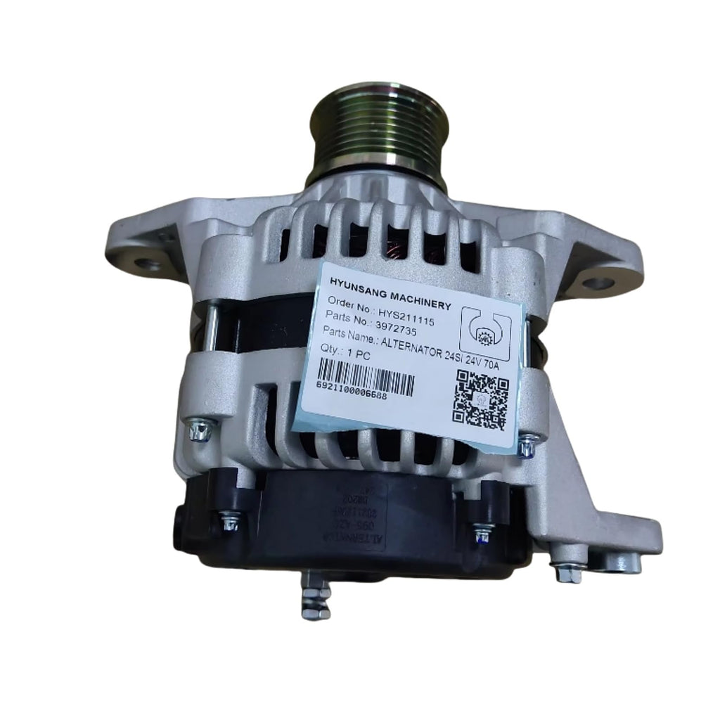 Alternator 24V 70A 4936879 5282841 For Cummins Diesel Engine M11 QSM11 ISM11 6BT5.9