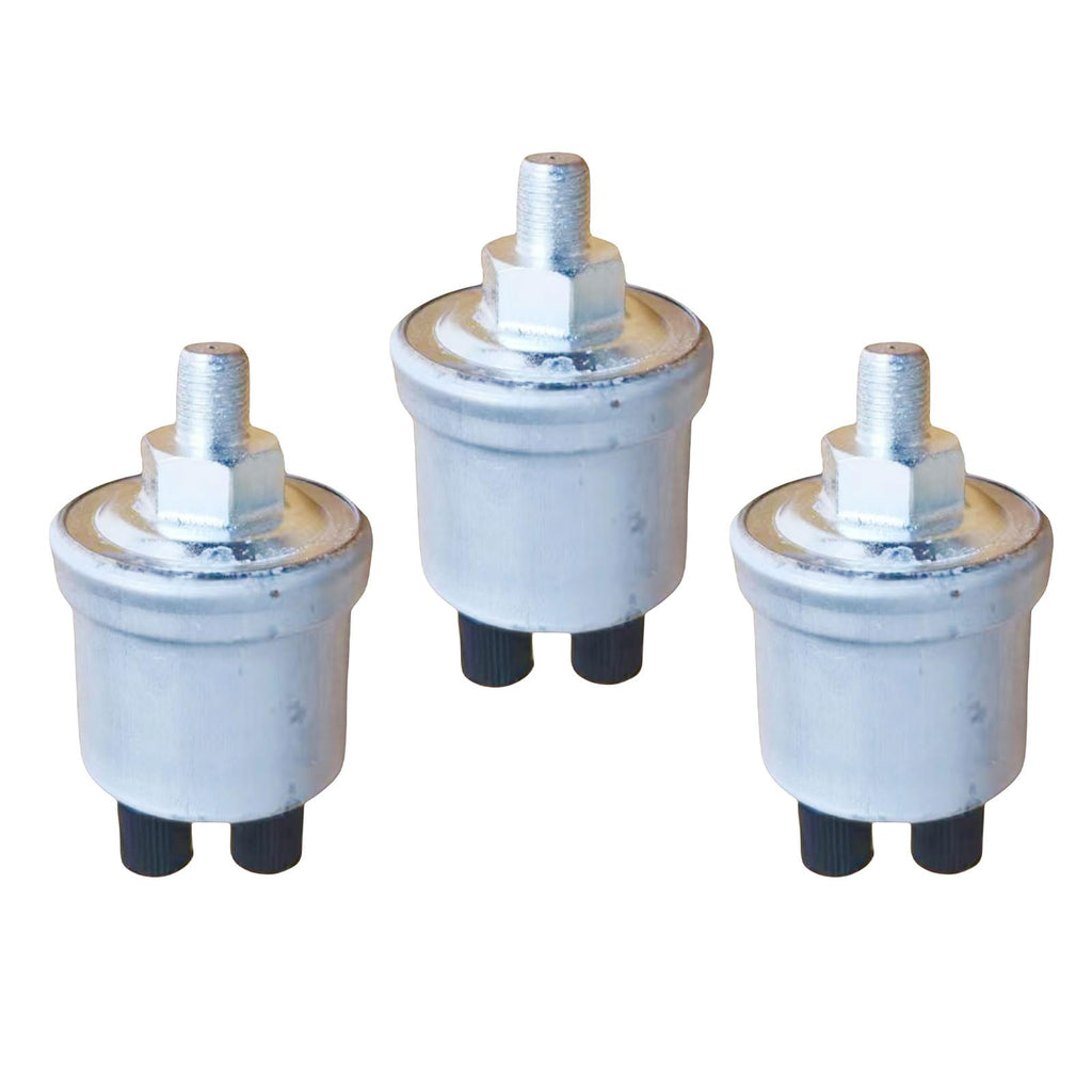 3PCS Oil Pressure Sensor 0-25 Bar 1/8 NPTF Fits for Diesel Generator Replace parts