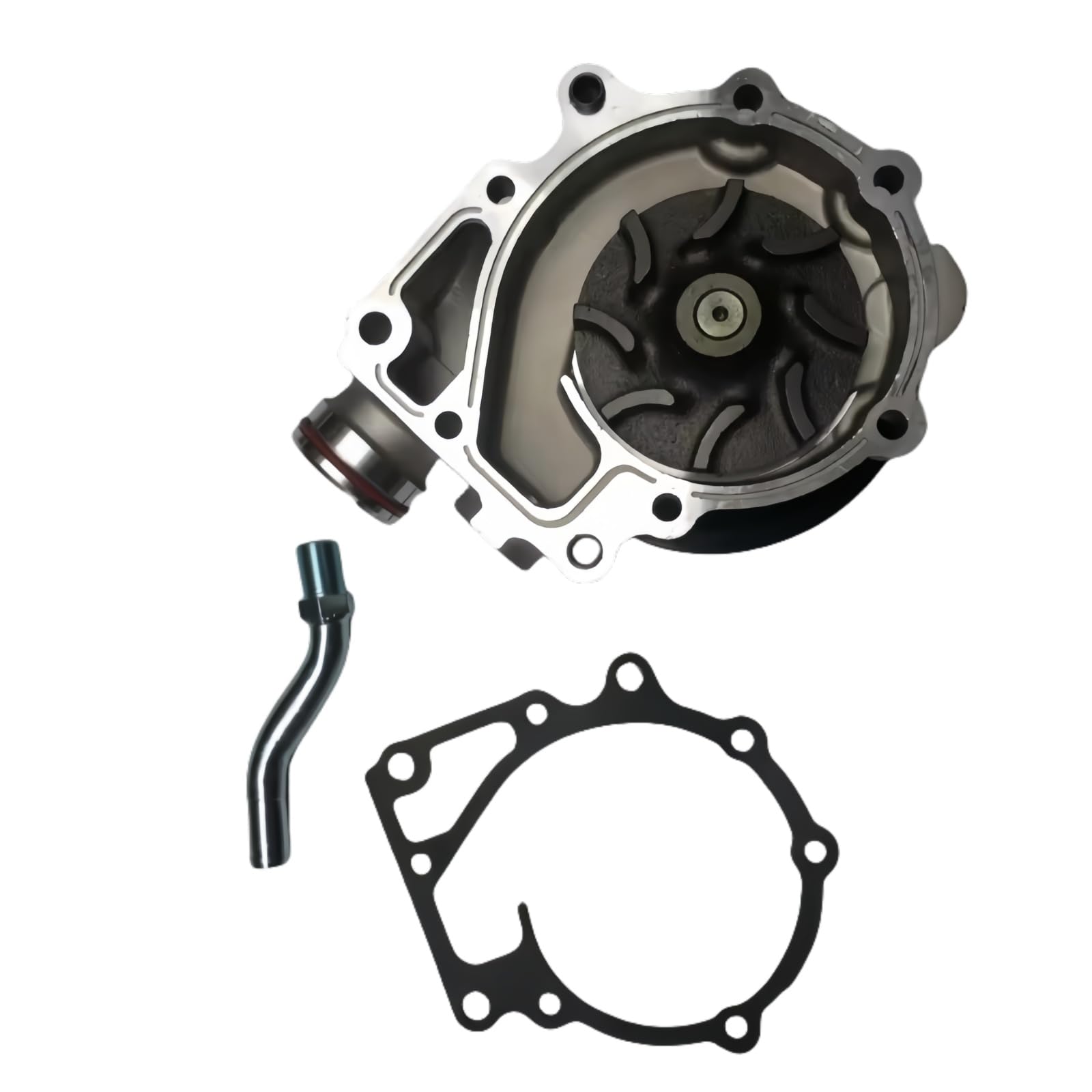 Water Pump 8-97602-781-0 8-97602-776-0 4 PULLEY Replacement for Isuzu 6HE1 4 BELT GUIDANCES 6HH1 RK195 DECA230