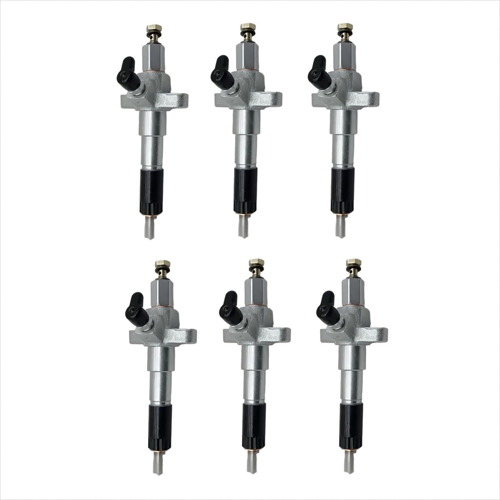 6PCS Fuel Injector 1-15300421-0 1153004210 Fits for Hitachi ZX160 ZX230 Excavator for Isuzu 6WG1 Engine