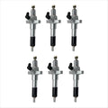 6PCS Fuel Injector 1-15300421-0 1153004210 Fits for Hitachi ZX160 ZX230 Excavator for Isuzu 6WG1 Engine