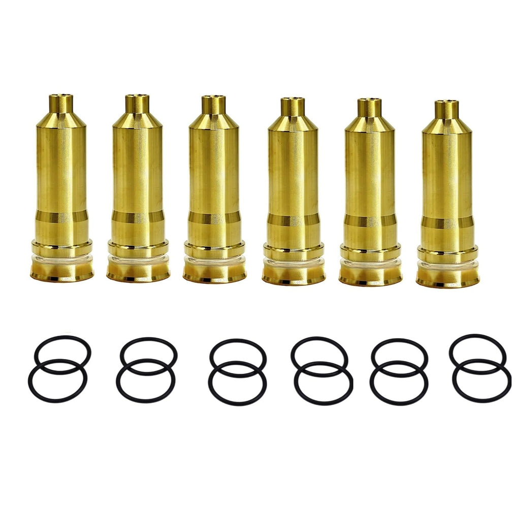 6PCS Injector Sleeve 8-97606661-0 Fits for Izusu Engine 6HK1 Hitachi Excavator ZX200-3