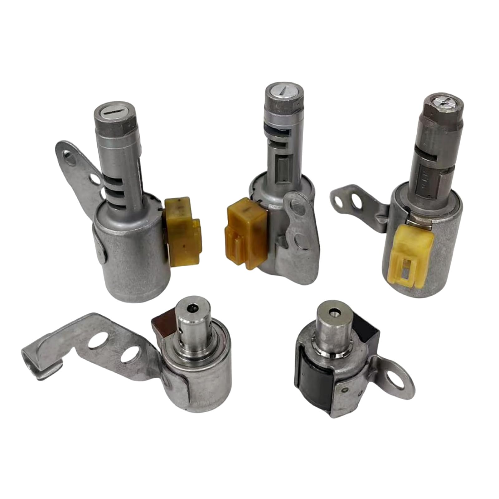 U140E U240E U241E 35240-32010 Transmission Solenoids Kit 5PCS/Set Fits for Lexus for Toyota for Solara for Celica for RAV4 for Camry for ES300 for RX300 Replace parts