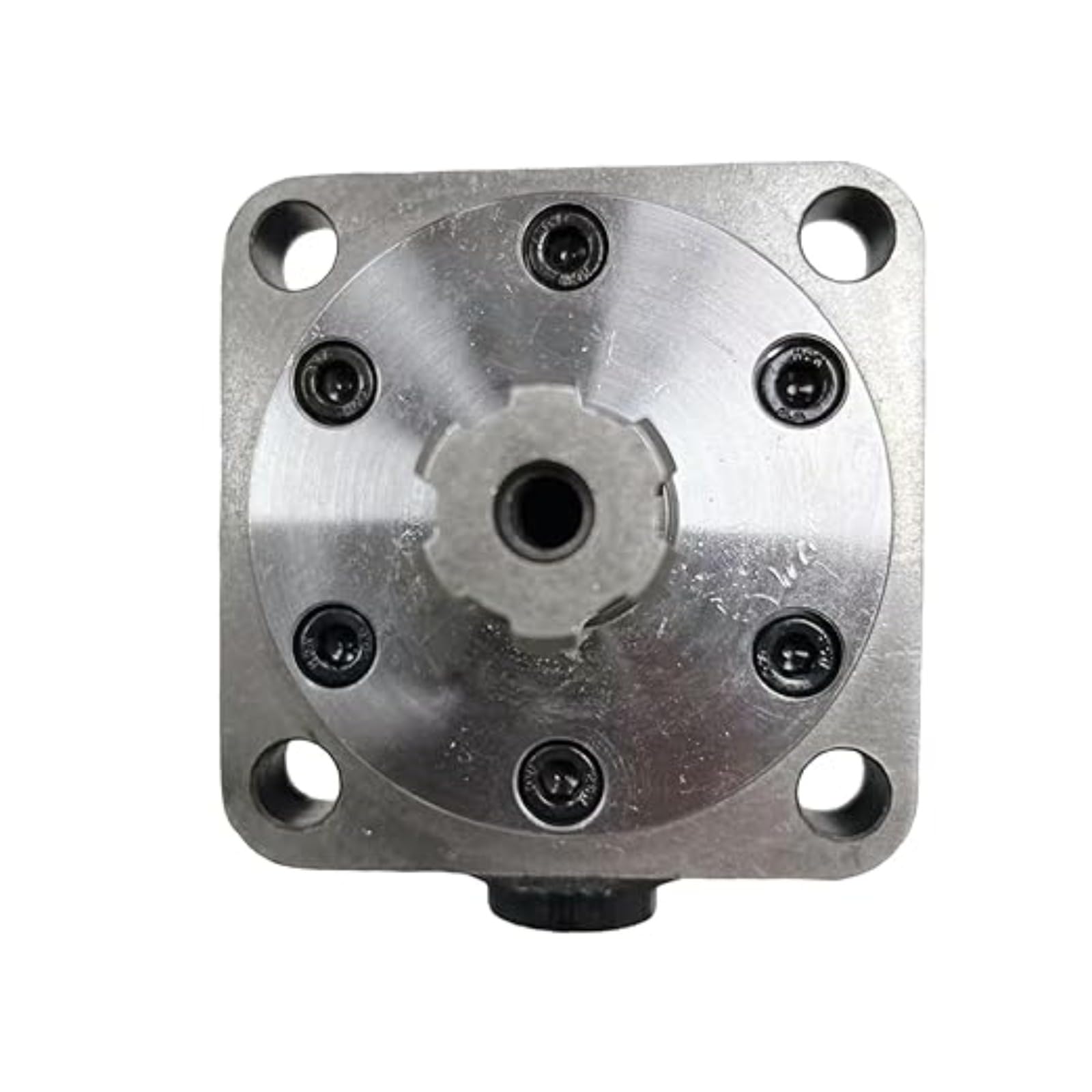 Hydraulic Motor, (BM2-400,Single Shaft 30MM) Motor N Axis Splined 6-6, 4-Hole Flange Installation BM2-400-30-6-4