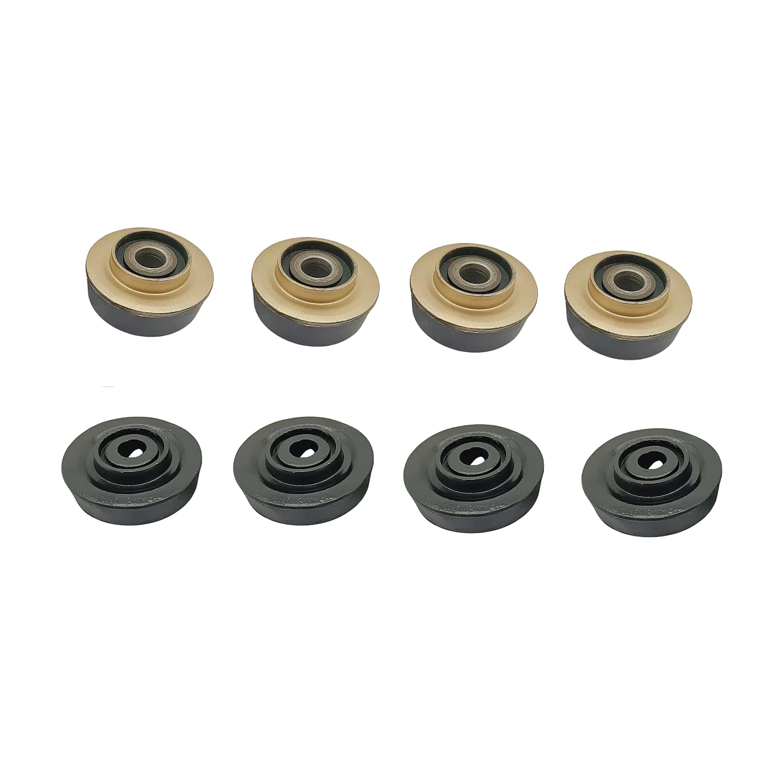 8Pcs Cushion Rubber Isolator 4197145 4197144 Compatible with John Deere Excavator 892DLC 790D