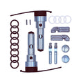 RE206778 Remote Coupler Conversion Kit Fits for John Deere 1020 1030 1130 1520 1530