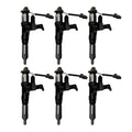 6pcs 095000-6593 0950006593 Fuel Injector Fits for Denso Hino J08E 7.7d Engine 500 Series Kobelco SK200-8 SK210-8 SK250-8 SK330-8 SK350-8 Excavator