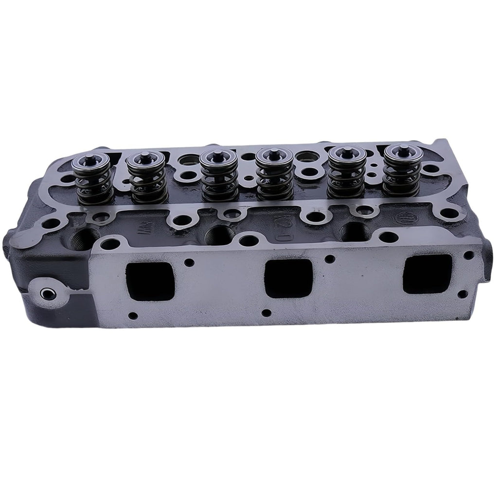 Complete Cylinder Head + Full Gasket Kit Compatible with Kubota D1005 Engine B2100 B2301HSD B2320 B2601HSD B7500 B7510 BX2660 BX2670 BX2680 ZD326 Replace parts