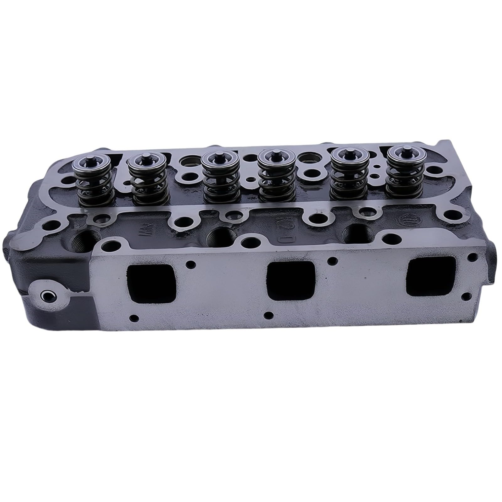 Complete Cylinder Head + Full Gasket Kit Compatible with Kubota D1005 Engine B2100 B2301HSD B2320 B2601HSD B7500 B7510 BX2660 BX2670 BX2680 ZD326 Replace parts