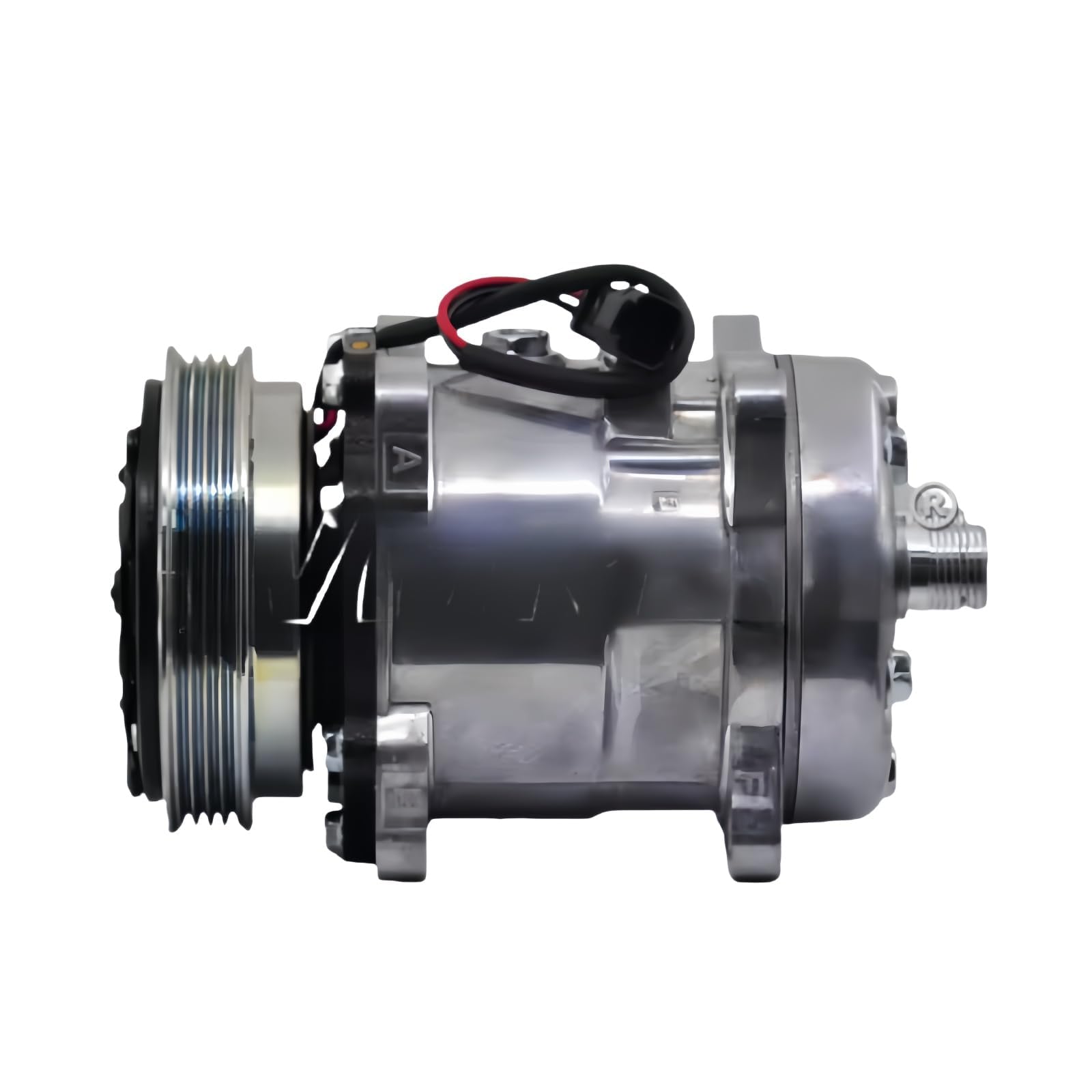 7363374 Air conditioner compressor Compatible with Bobcat S590 S595 E32 E35 E42 E45 E50 S630 S650 E55 E85 S550 S570 T550 T590 T595 T630 T650 QP5H11 1812 4PV 120MM Clutch