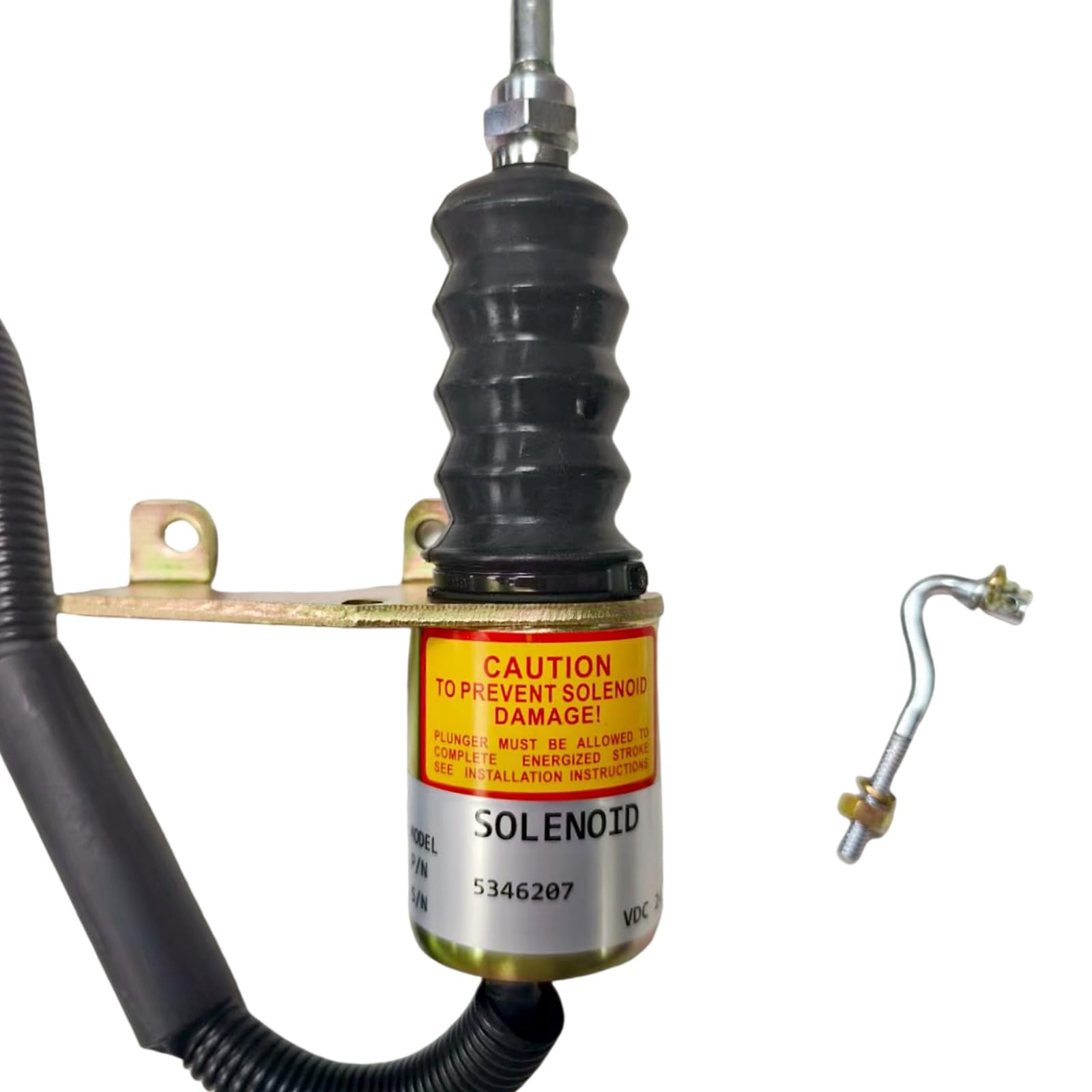 5346207 Fuel Shut Off Valve Solenoid Fits for Cummins Diesel Engine 6CT 24VDC Replace parts