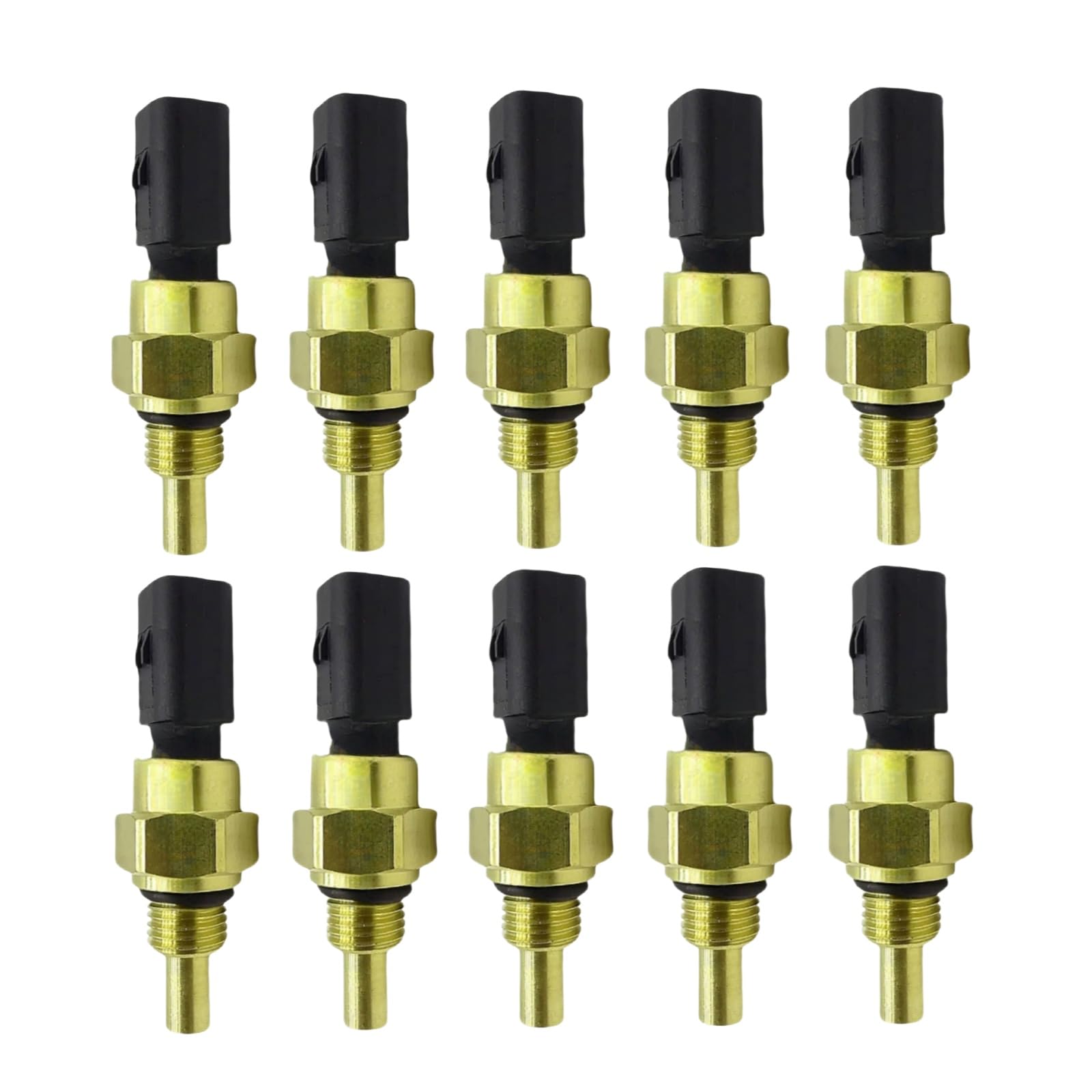 10pcs Water Coolant Temperature Sensor RE537637 RE 537637 Fits for John Deere 130G 160GLC 180GLC 210G 250GLC 290GLC 300GLC 350GLC 380GLC