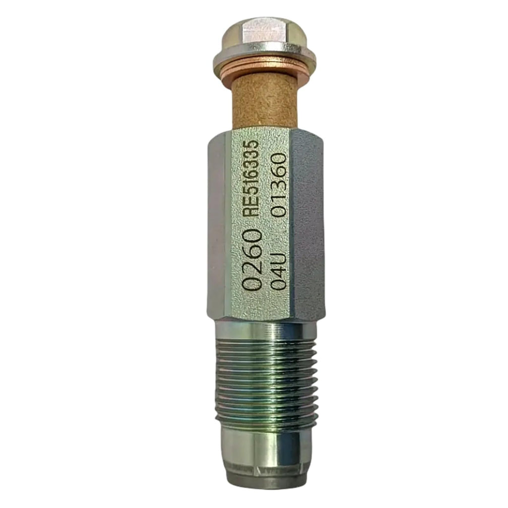 Pressure Relief Valve RE516335 Fits for John Deere 9120 310J 310K 310SJ 310SK 315SJ 315SK 410J 410K 710J 710K 210K 210LJ 160DLC 120D130G 160GLC 180GLC 200DLC 210G 240DLC 250GLC 270DLC