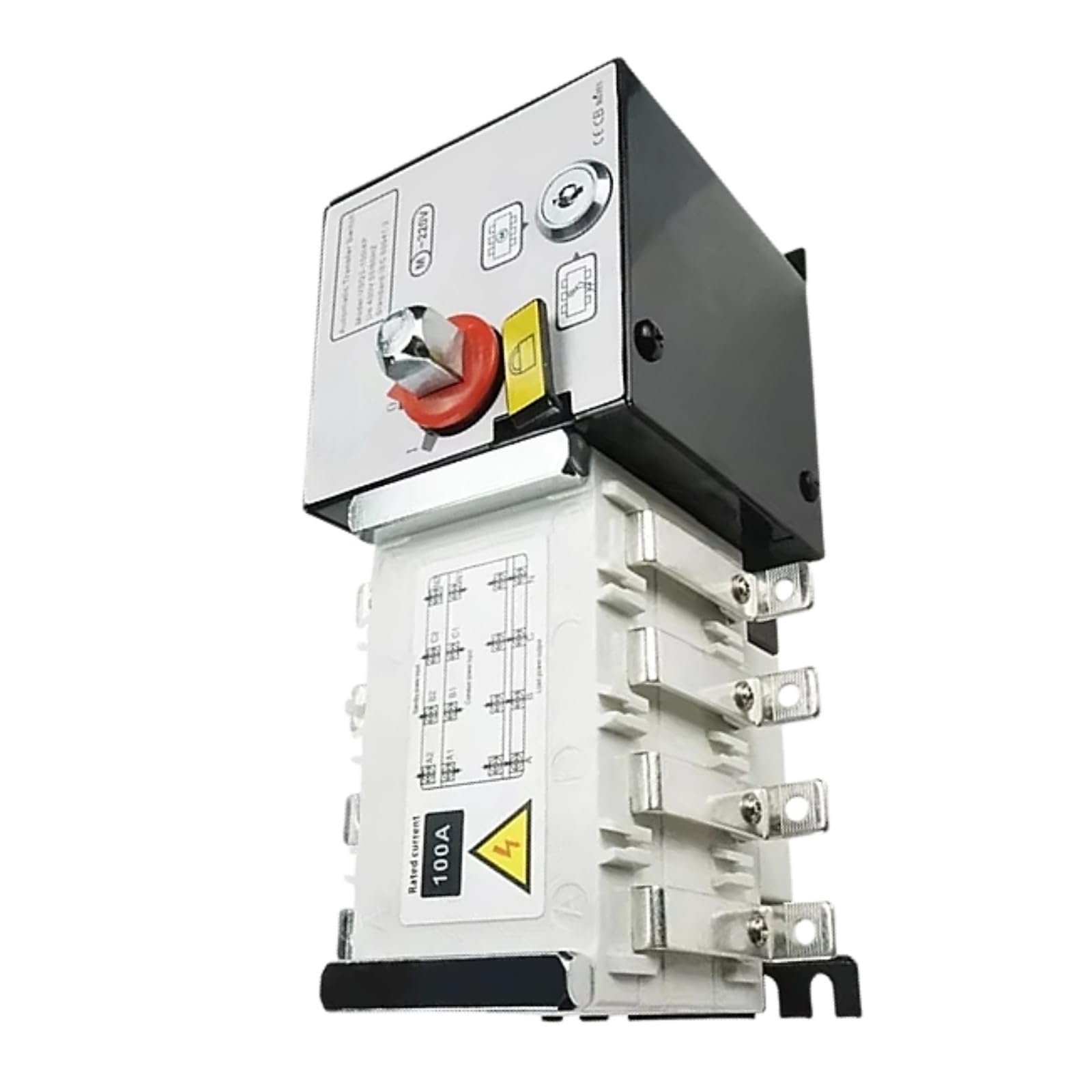 ATS 100A 4P Dual Power Automatic Transfer Switch Fits for Generator Replace parts