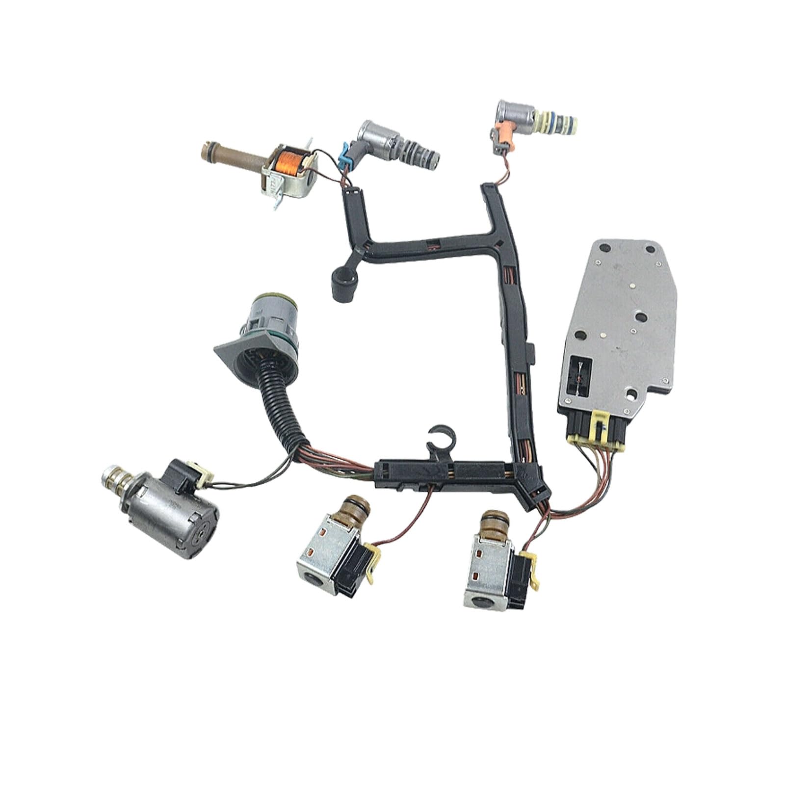 4L60E Transmission Master Solenoid Wiring Harness Kit with Oil Filter and Gasket Fits for GM 2003-2006 Replace parts