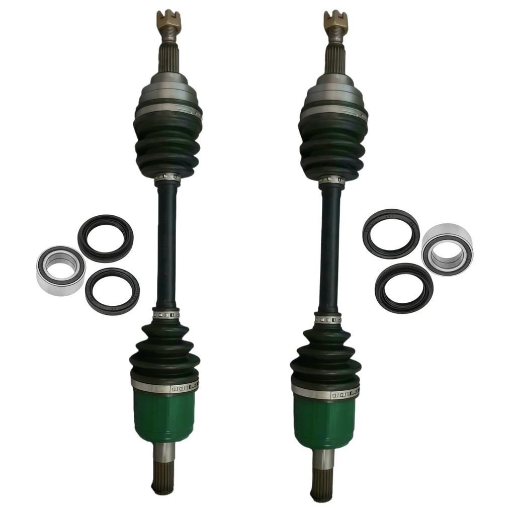 2x Front Left & Right CV Joint Axle with Bearing Fits for Honda Rancher 350 TRX350FE TRX350FM 2000-2005