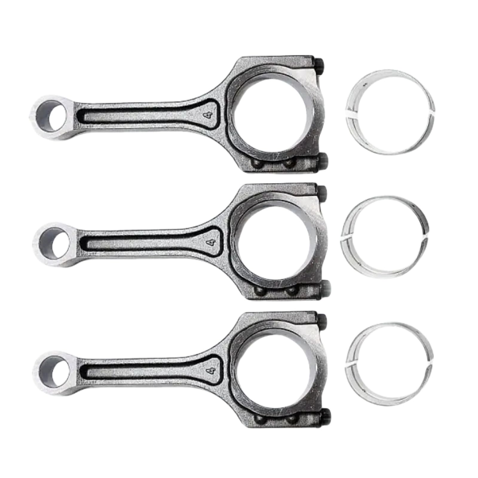 3pcs 719620-23100 71962023100 Connecting Rod Compatible with Yanmar 3T72-LTB 3TN72 3T72 3T72HA 3T72HL 3T72SB Engine