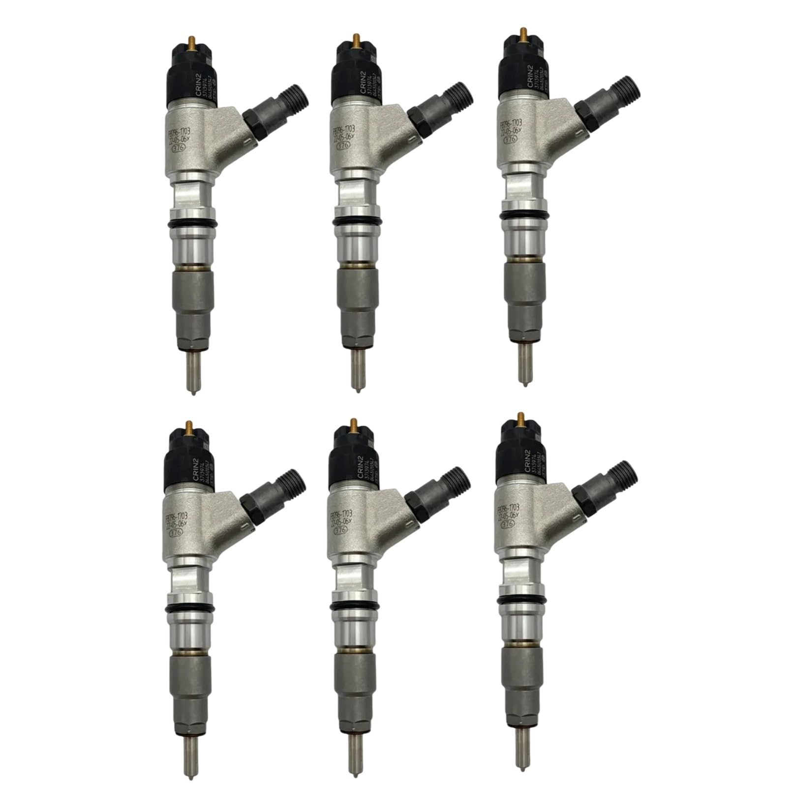 371-3974 0445120348 20R-4560 Common Rail Fuel Injector 6-Pack Fits for Caterpillar C7.1 Engine 320D 323D 326D2 330D Excavator