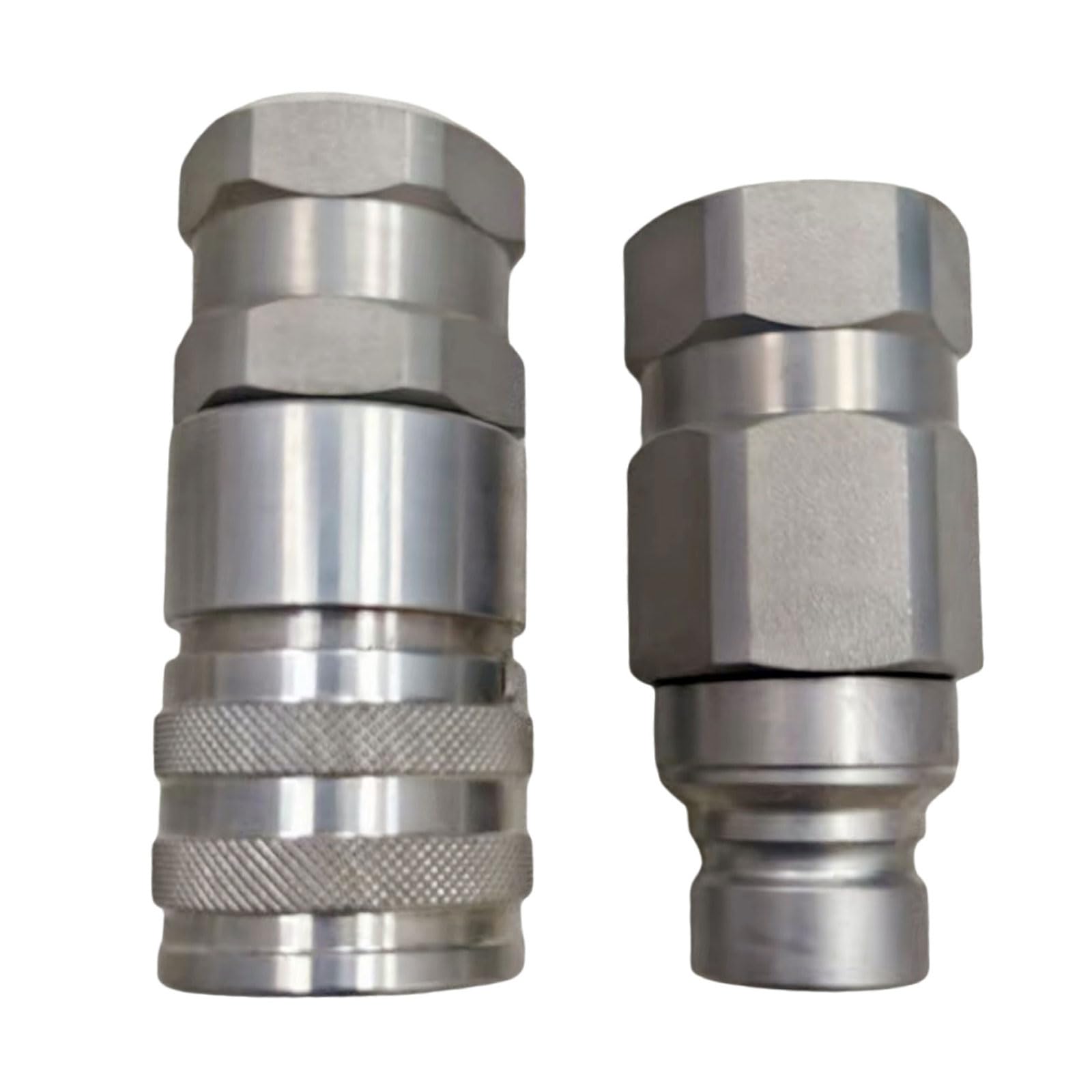 AT312470 KV14216 Hydraulic Male Female Flat Face Coupler Kit Compatible with John Deere 110 240 250 260 270 315 317 320 325 328 332 244J 304J 310G 310SG 315SG 318D 320D 324J 325K 410G 710G
