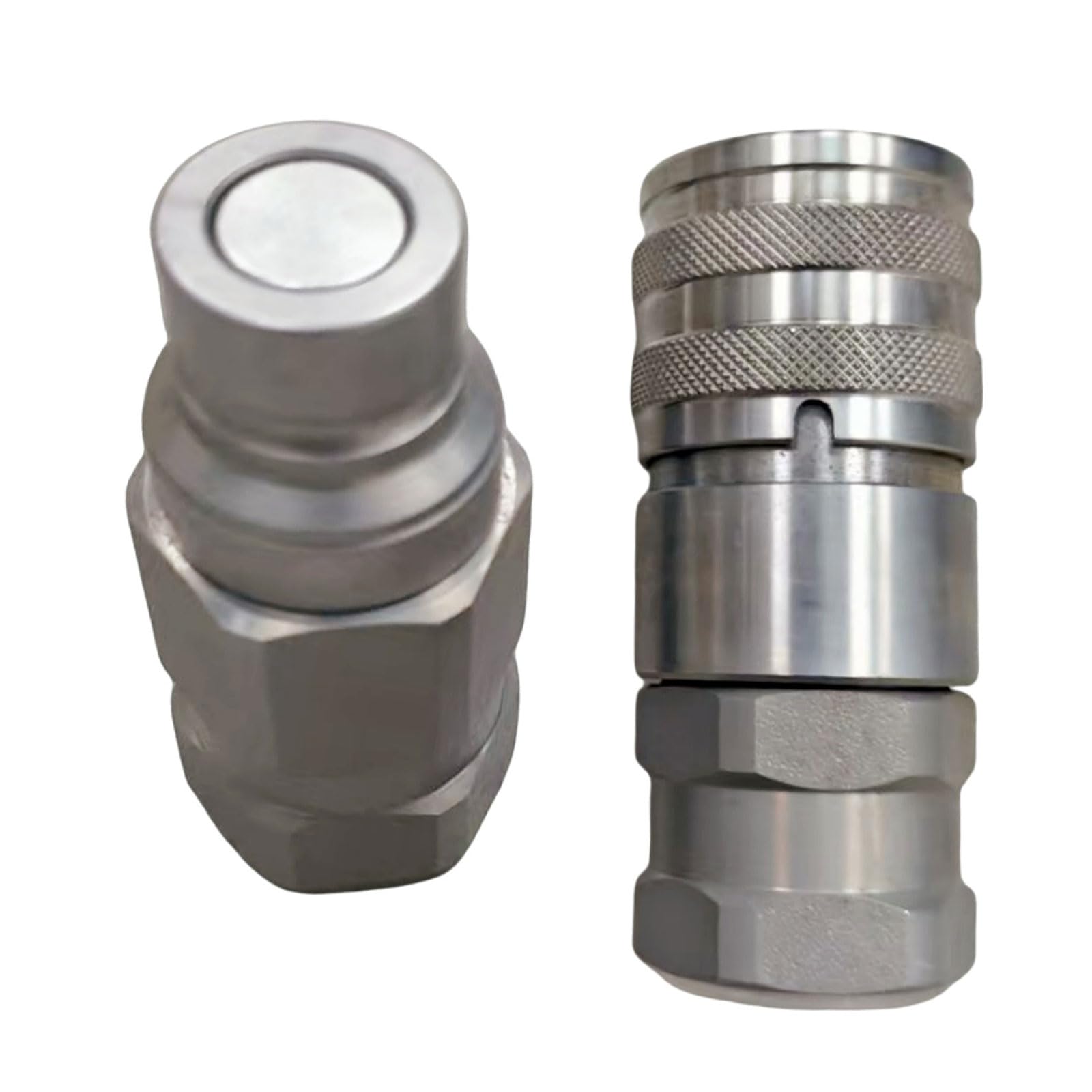 AT312470 KV14216 Hydraulic Male Female Flat Face Coupler Kit Compatible with John Deere 110 240 250 260 270 315 317 320 325 328 332 244J 304J 310G 310SG 315SG 318D 320D 324J 325K 410G 710G