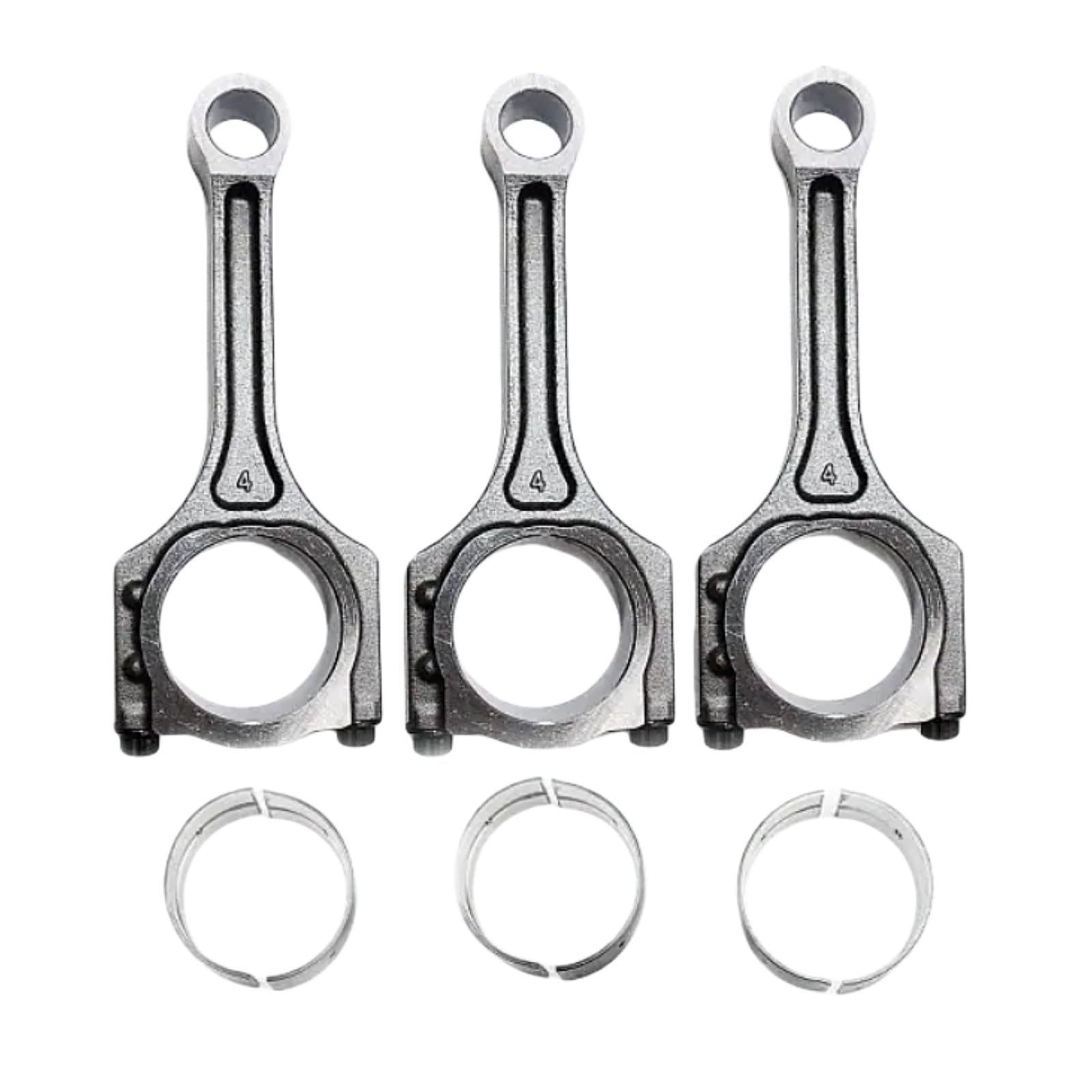 3pcs 719620-23100 71962023100 Connecting Rod Compatible with Yanmar 3T72-LTB 3TN72 3T72 3T72HA 3T72HL 3T72SB Engine