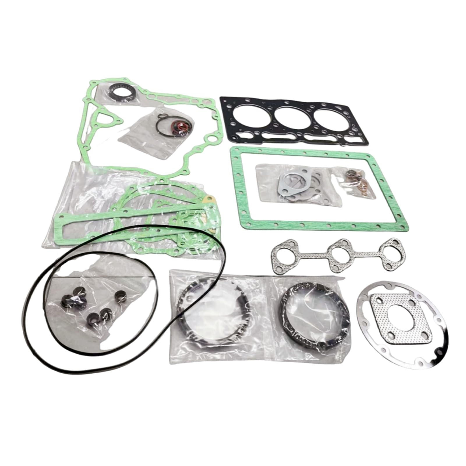 D1005 Engine Full Gasket Kit Compatible with Kubota D1005 Engine ZD25 ZD326 Turn Mower BX2660 BX2670 BX2680 F2260 Tractor