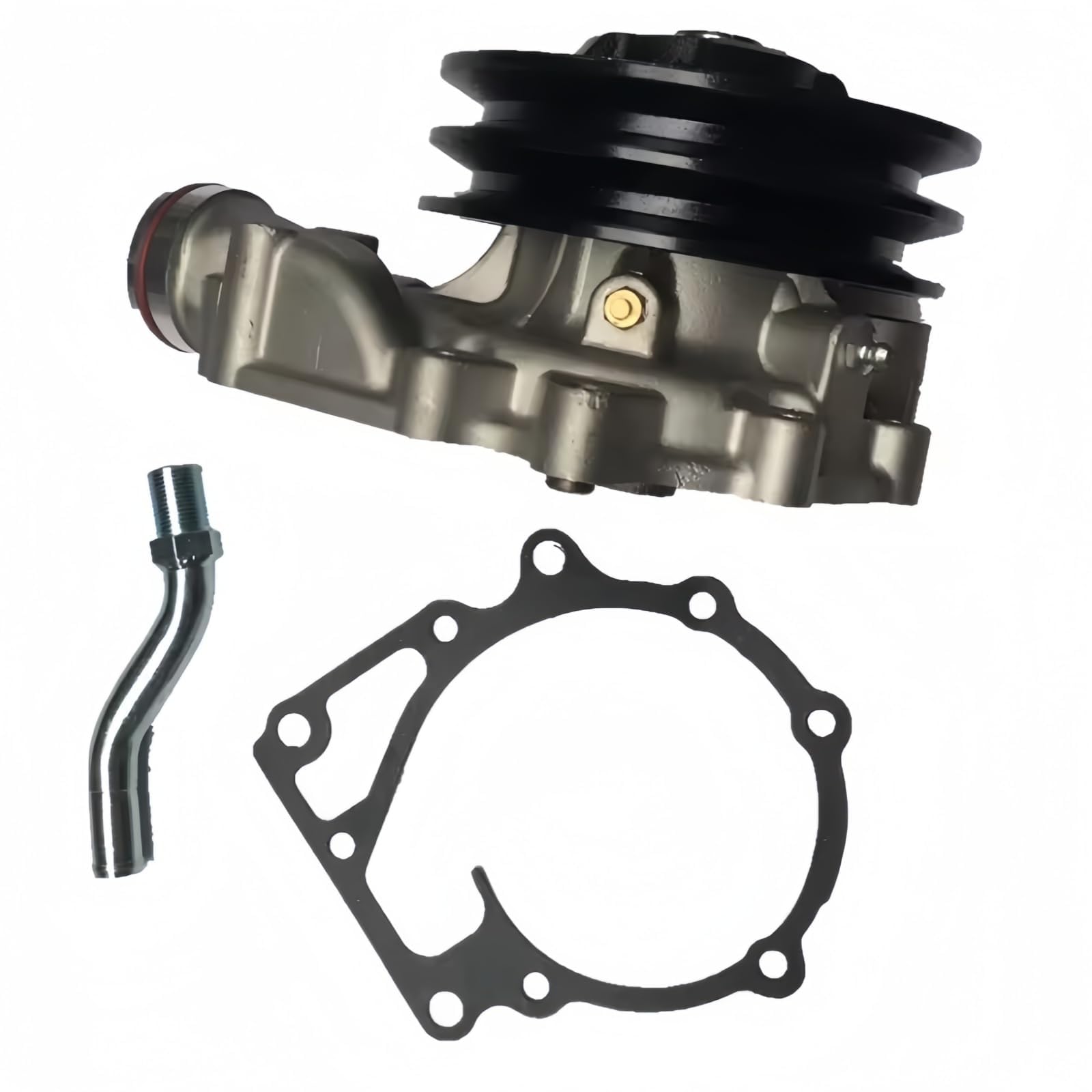 Water Pump 8-97602-781-0 8-97602-776-0 4 PULLEY Replacement for Isuzu 6HE1 4 BELT GUIDANCES 6HH1 RK195 DECA230