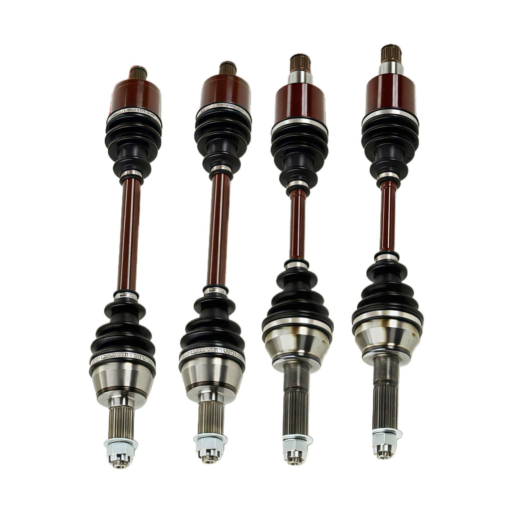 4PCS Set Front Left & Rear Right CV Joint Axle with Bearing Fits for Polaris RZR 570 EFI 2012-22