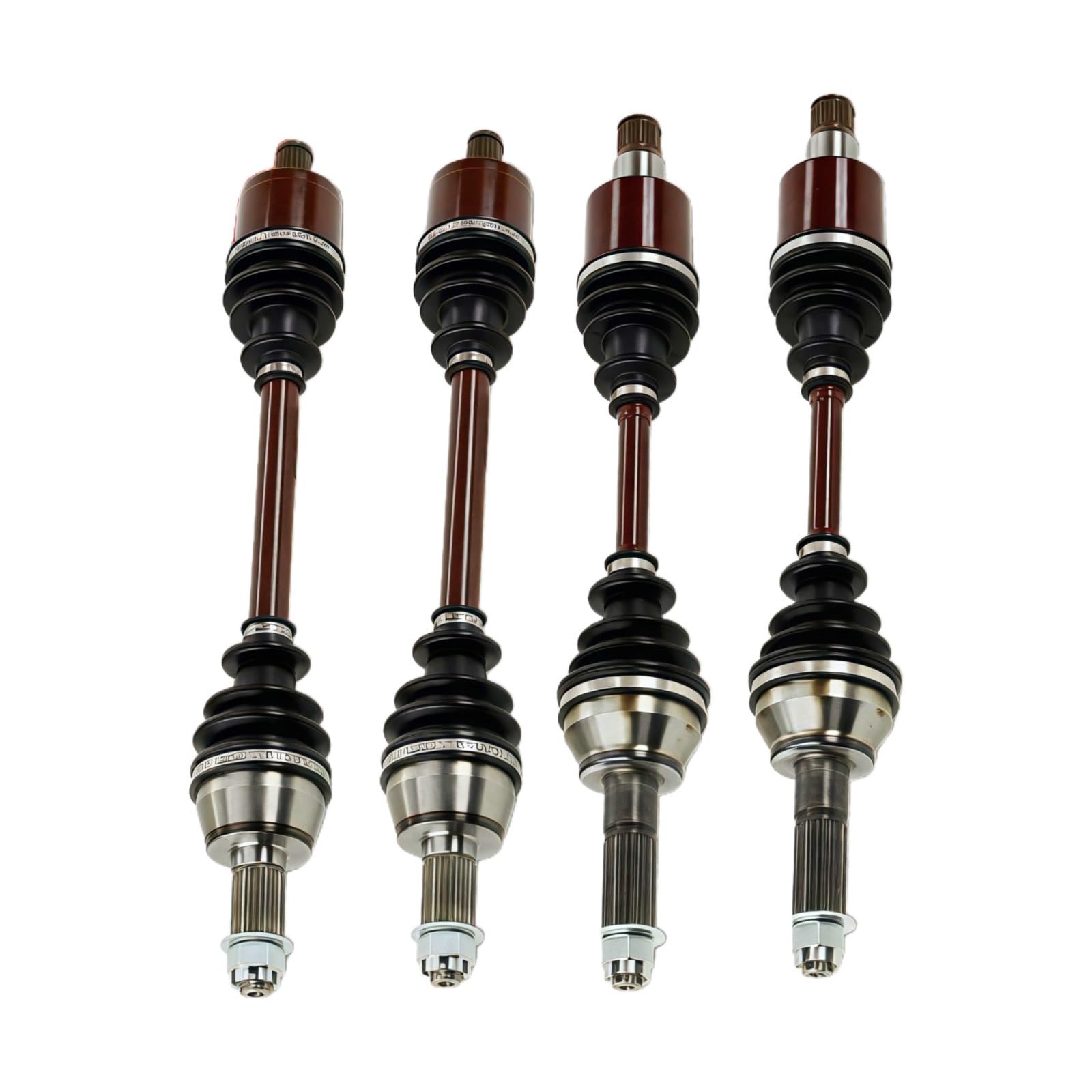 4PCS Set Front Left & Rear Right CV Joint Axle with Bearing Fits for Polaris RZR 570 EFI 2012-22