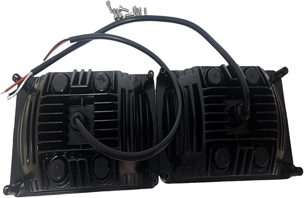 Sgaorcpas 2pcs AL152328 RE269110 AL152329 Headlight Compatible with JD Tractors 5045D 5045E 5055D 5055E 5065E 5075E 6100D 6110D 6115D 6125D 6130D 6140D 5105ML 6120 9220 6320