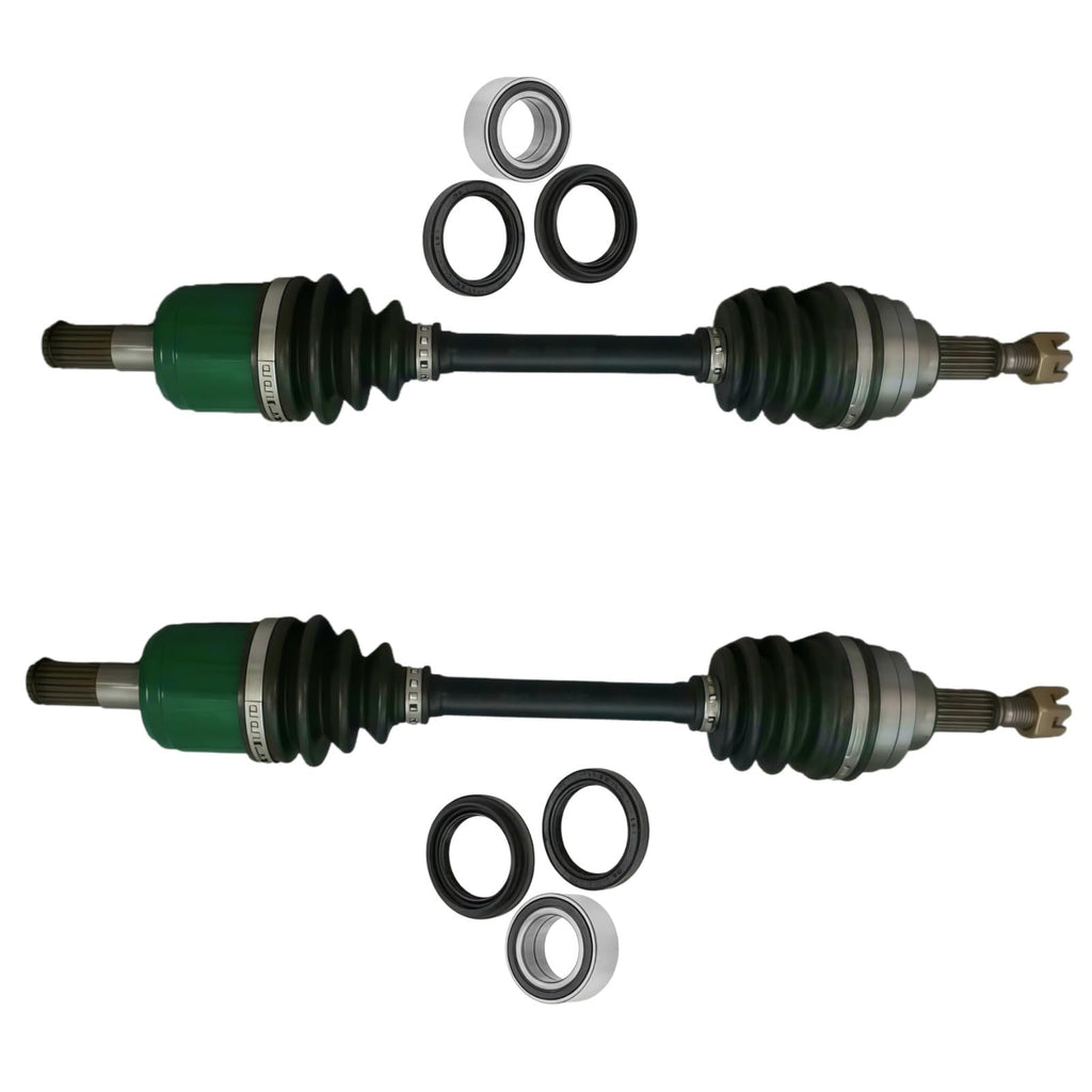 2x Front Left & Right CV Joint Axle with Bearing Fits for Honda Rancher 350 TRX350FE TRX350FM 2000-2005