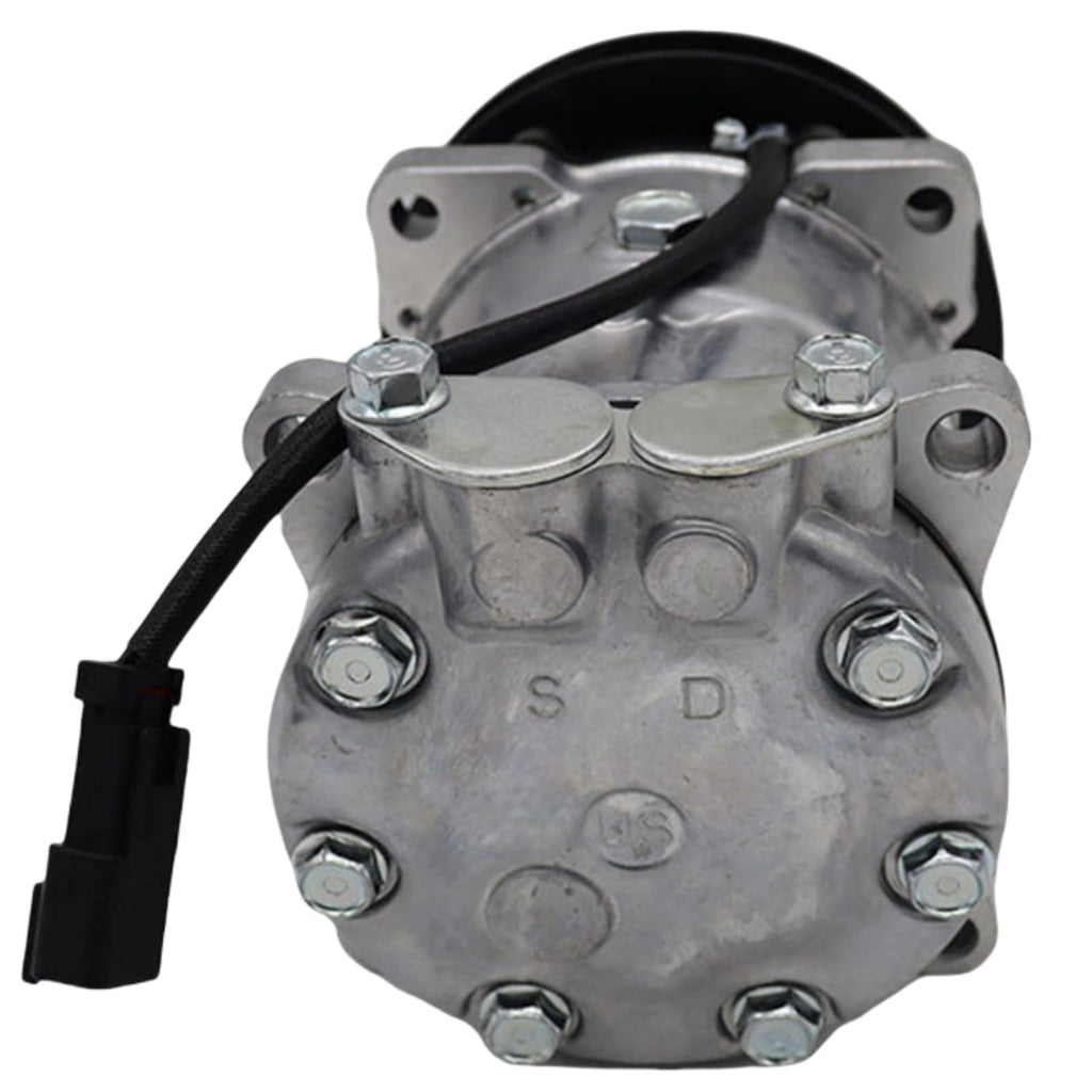 23B0761112 23B-07-61112 A/C Compressor Fits for Komatsu Motor Grader GD535-5 GD555-5 GD655-5 GD655-6 GD675-3E0 GD675-5