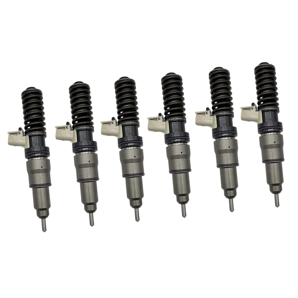 6pcs 21244717 BEBE4F07001 Diesel Fuel Injector Fits for Volvo D13 D13F MD13 US07 Mack MP8 Engine Medium Heavy Duty Trucks