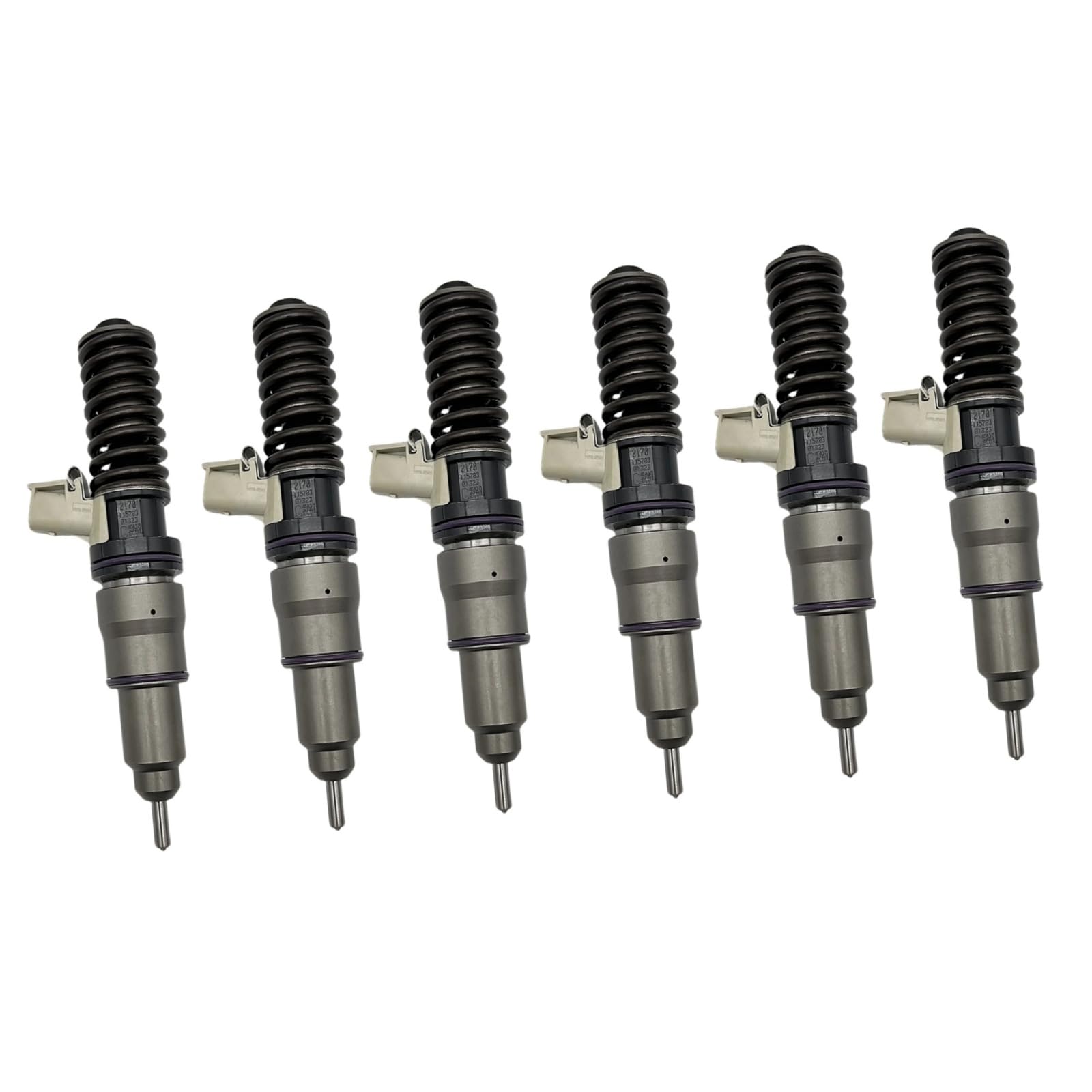 6pcs 21244717 BEBE4F07001 Diesel Fuel Injector Fits for Volvo D13 D13F MD13 US07 Mack MP8 Engine Medium Heavy Duty Trucks