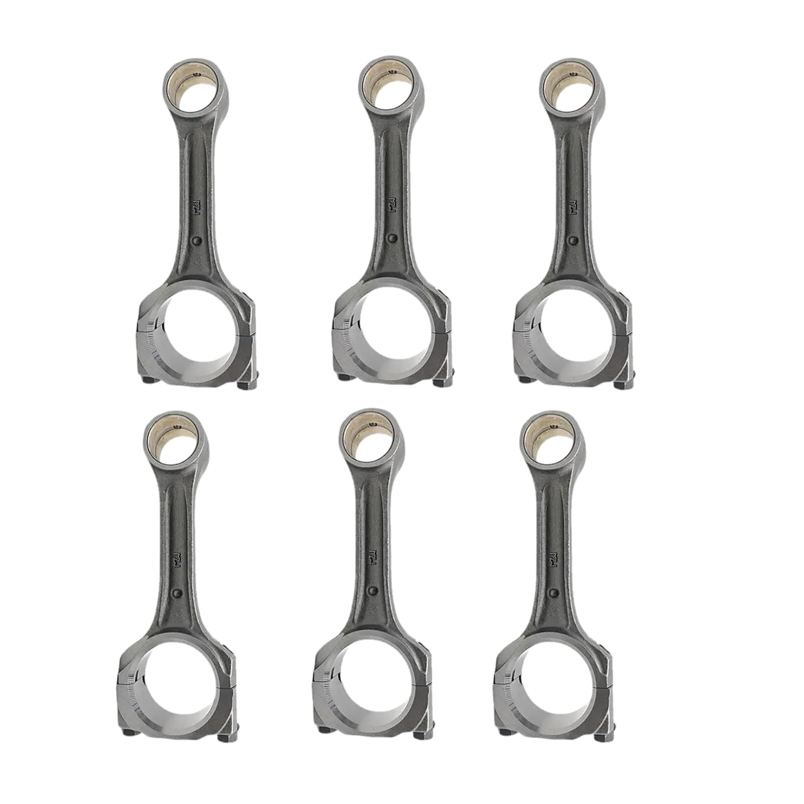 6pcs Connecting Rod 8-97388-921-2 8973889212 Compatible with Isuzu Engine 4JJ1 4JK1 JD 135G 135D
