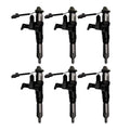 6pcs 095000-6593 0950006593 Fuel Injector Fits for Denso Hino J08E 7.7d Engine 500 Series Kobelco SK200-8 SK210-8 SK250-8 SK330-8 SK350-8 Excavator