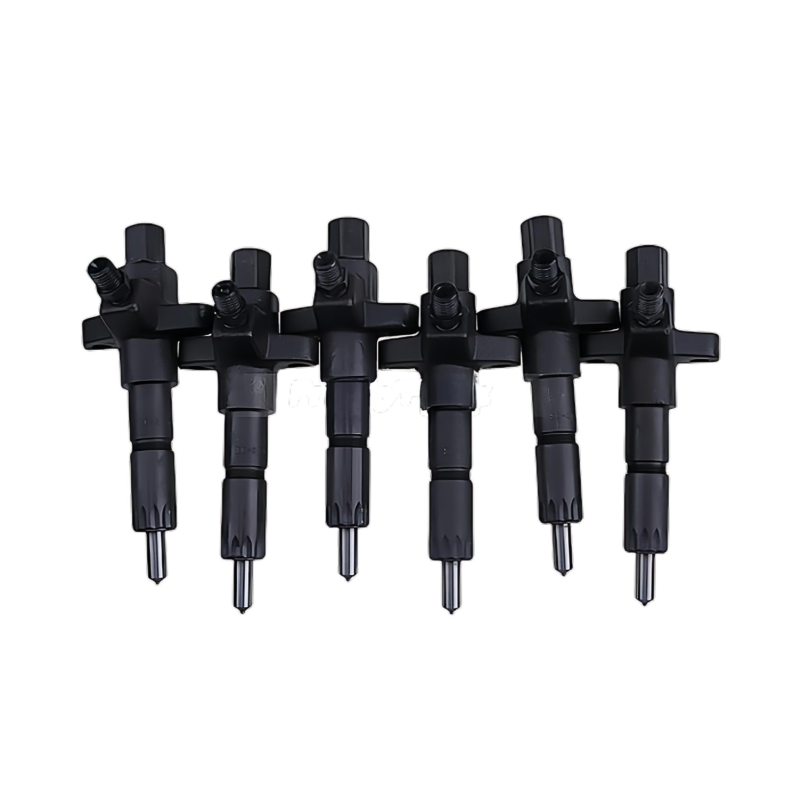 6pcs Fuel Injector 1-15300250-2 430611425 Compatible with Hitachi Excavator EX200-2 EX200-3 Isuzu Engine 6BD1