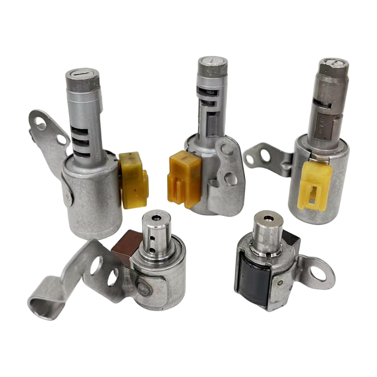 U140E U240E U241E 35240-32010 Transmission Solenoids Kit 5PCS/Set Fits for Lexus for Toyota for Solara for Celica for RAV4 for Camry for ES300 for RX300 Replace parts