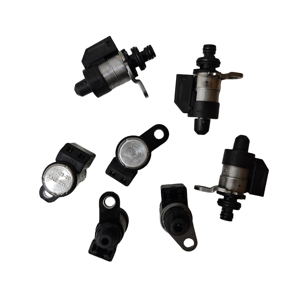 7pcs RE5R05A Transmission Solenoid Kit Fits for 2004-2009 2010 Nissan Titan V8 5.6L Engine , Replace OE 63431A-U 31941-1FX02