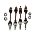 4PCS Set Front Left & Rear Right CV Joint Axle with Bearing Fits for Polaris RZR 570 EFI 2012-22