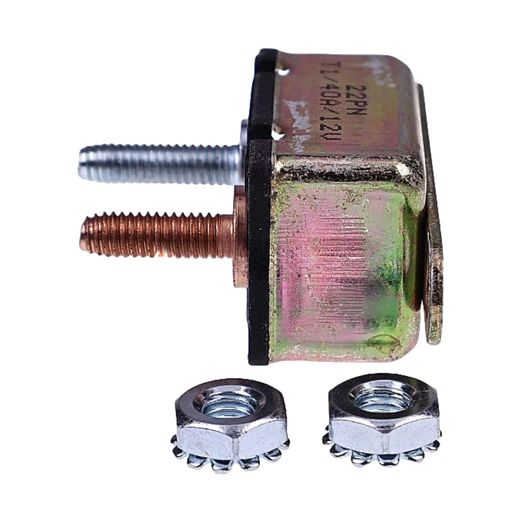 5PCS 12V 40 Amp Automatic Reset Circuit Breaker 190374 Fits for Miller Generator Trailblazer 325 FITS Bobcat 250 Big Blue 400D