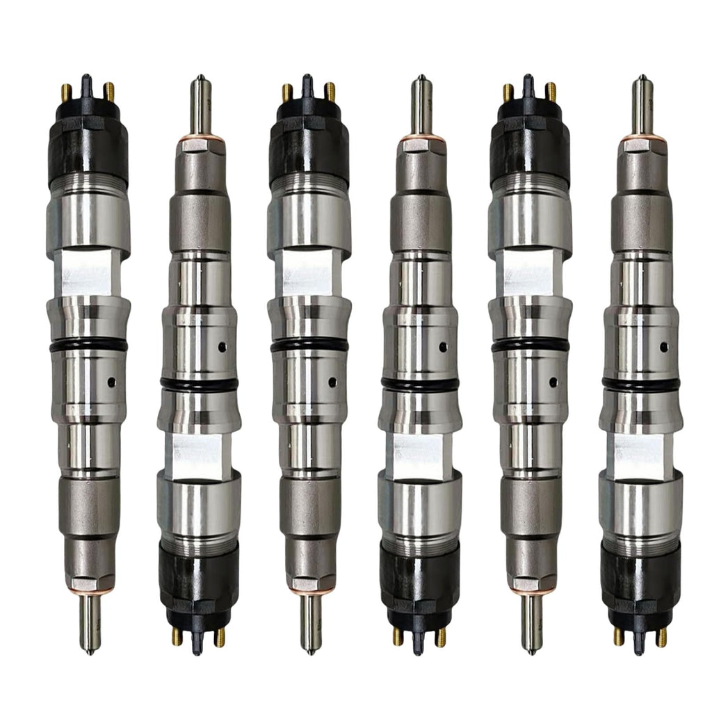 6pcs Fuel Injector 0445120268 400903-00046 Compatible with Daewoo Doosan DX225 DX140 DX340 Excavator 65.10401-7004A