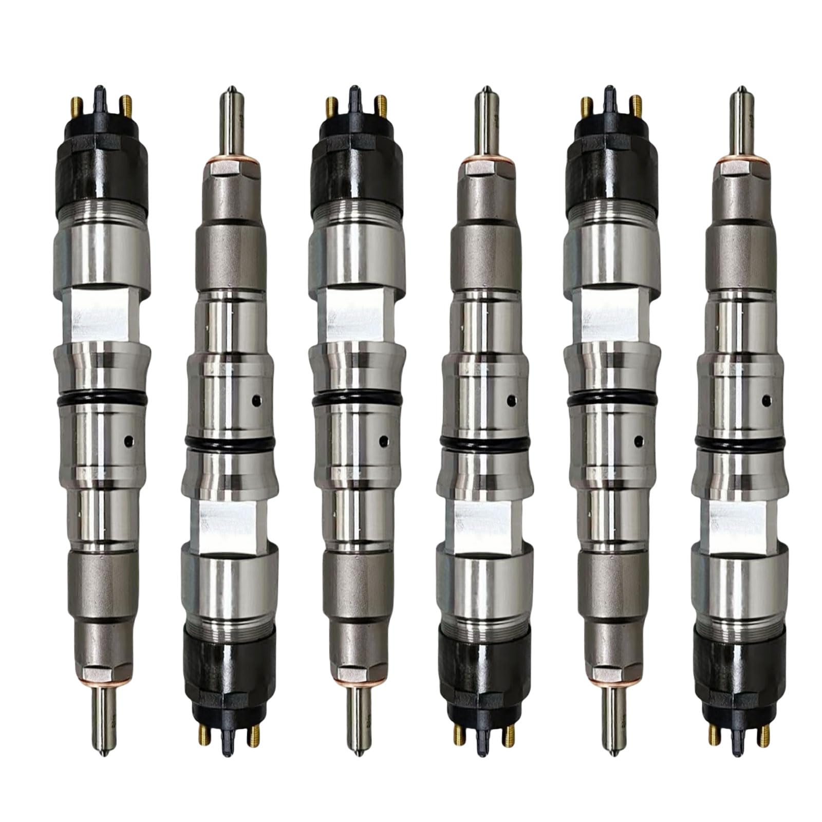 6pcs Fuel Injector 0445120268 400903-00046 Compatible with Daewoo Doosan DX225 DX140 DX340 Excavator 65.10401-7004A