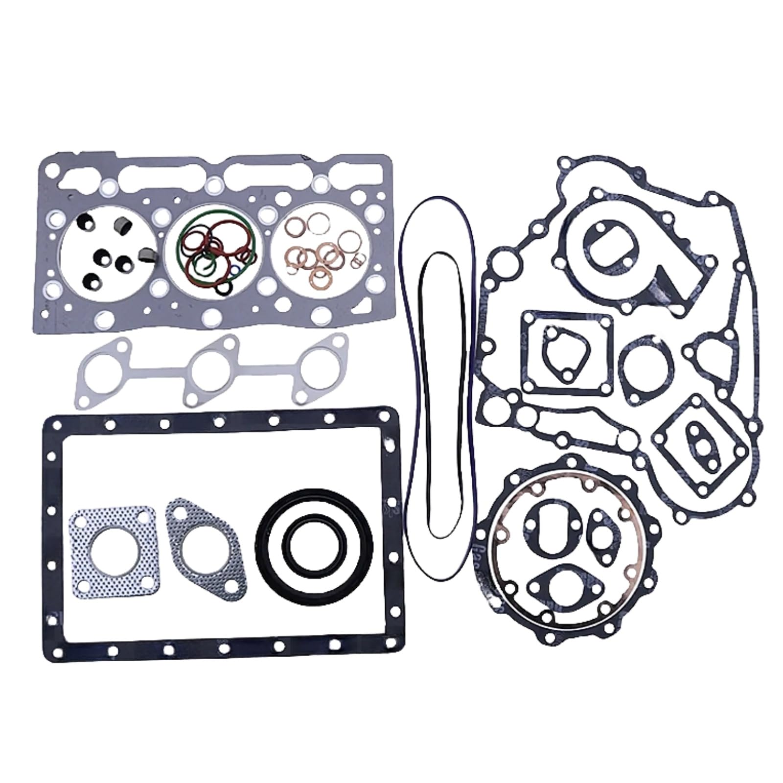 Full Gasket Kit K3E with Head Gasket Compatible with Mitsubishi K3E Engine CAT Excavator Loader
