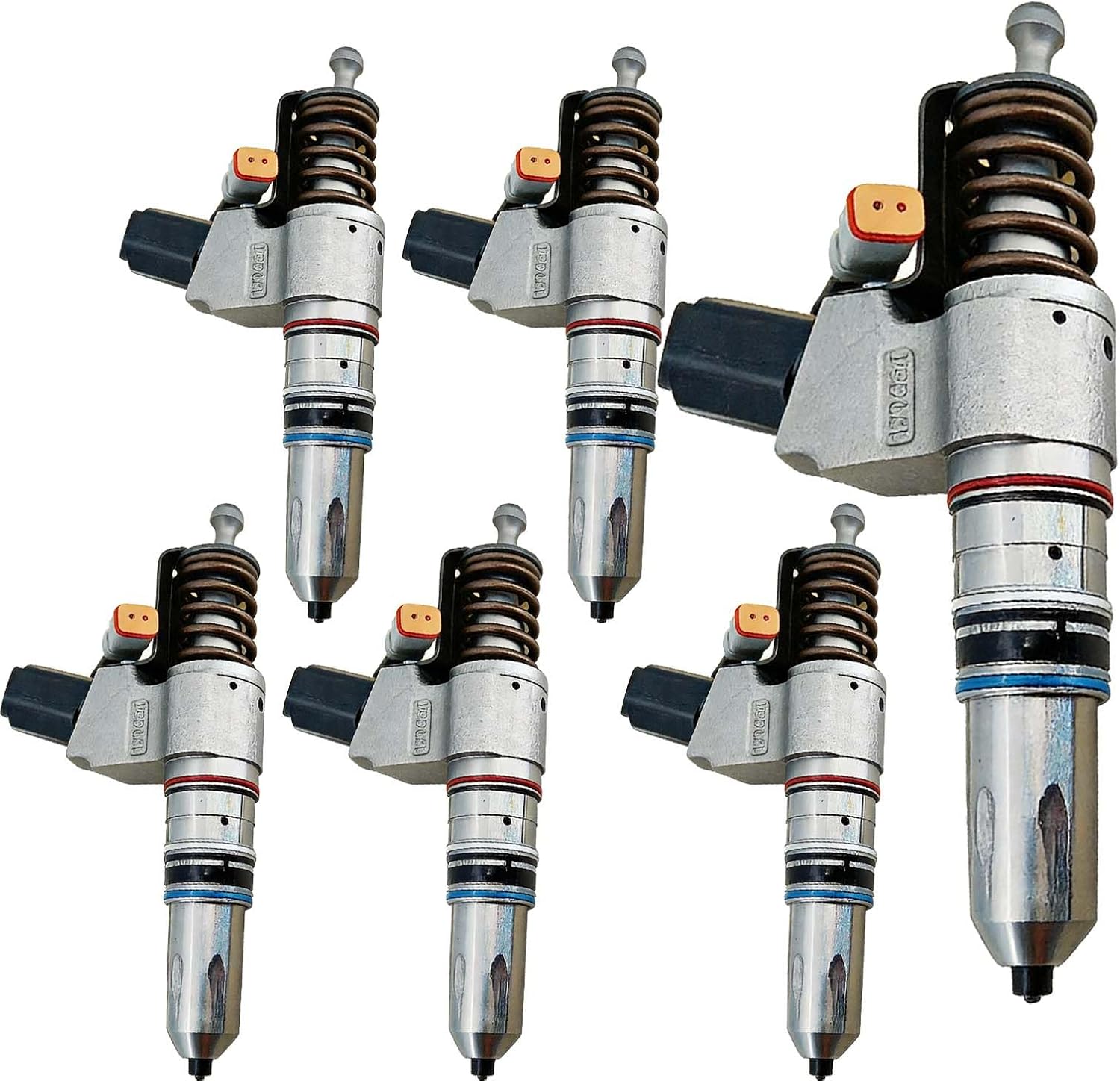 6-pcs Fuel Injectors 3411767 3411767RX 3411767PX Fits for Cummins N14 NTA14 NH855 NT855 Engine