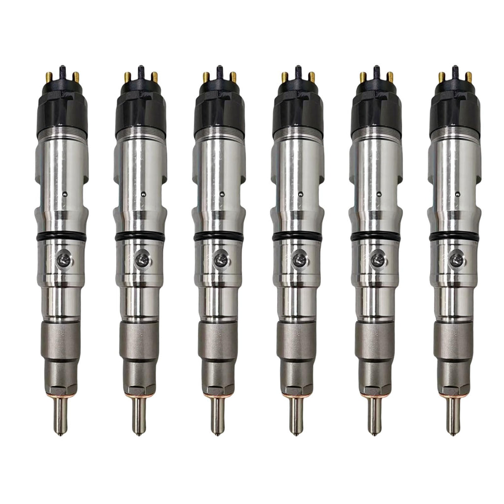 6pcs Fuel Injector 0445120268 400903-00046 Compatible with Daewoo Doosan DX225 DX140 DX340 Excavator 65.10401-7004A