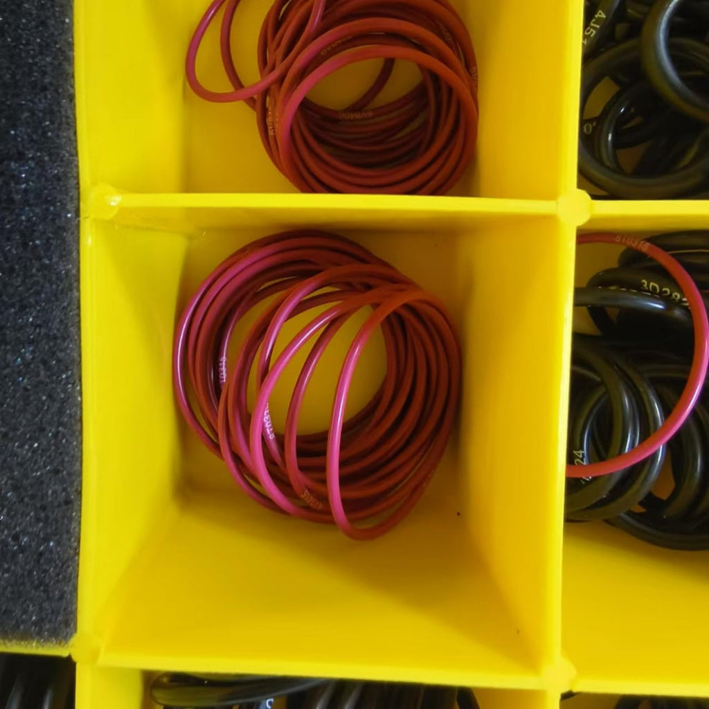 580PCS 4C-4782 270-1528 Seal O-Ring Kit Fits for Caterpillar SAE STOR ORFS 61 62 Nitrile 90, Hydraulic Hose Fitting Orings